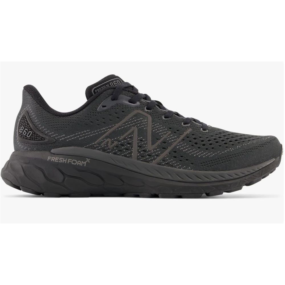 New Balance Men's Fresh Foam X 860v13 Running Shoe Black/Phantom 9.5